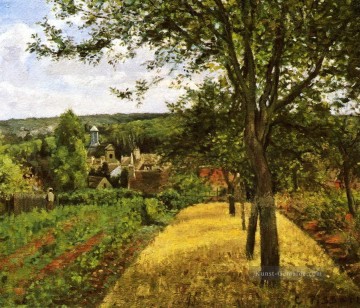  Obst Galerie - bei Louveciennes 1872 Obstgärten Camille Pissarro Szenerie 